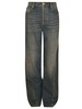 Lanvin Long Buttoned Jeans - Light Blue - Thumbnail 1