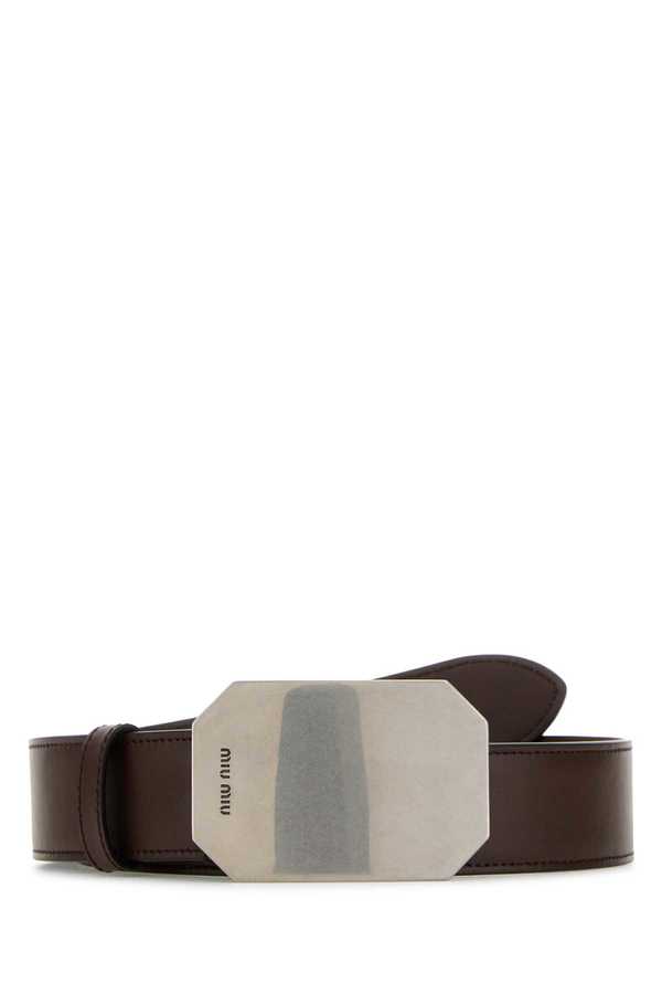 MIU MIU Brown Leather Belt - Radica