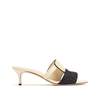 Manolo Blahnik Fabiolamu 50 Sandals - Beige - Thumbnail 1