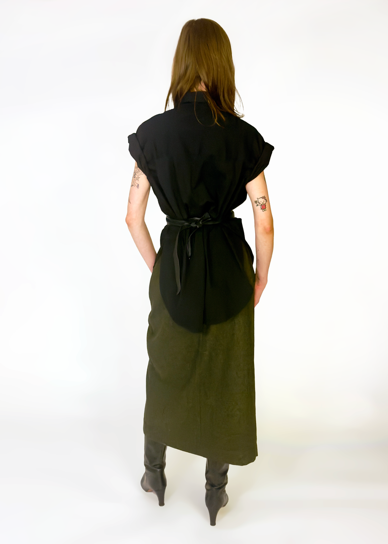 Meg Sleeveless Boyfriend Shirt