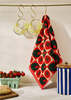 One & Only Paper Tomato & Olive Cotton Terry Towel - Thumbnail 2