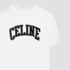 Celine RX0AY671Q01OB T-Shirt - Off White Black - Thumbnail 5