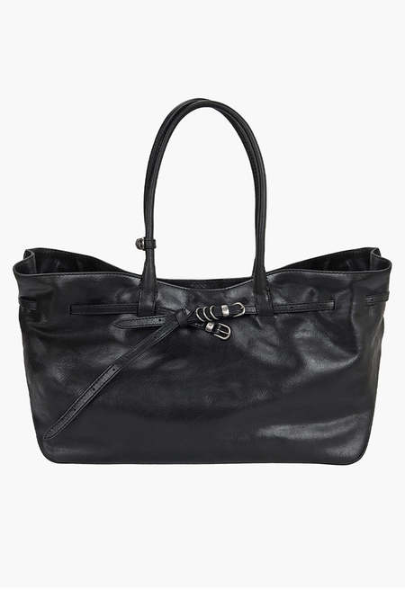 [Margesherwood] / ☆ PUMPKIN LARGE / indigo nubuck LARGE-PUMPKIN-BAG-
