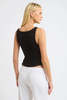 RUMORED Klein Tank Top - Black - Thumbnail 5
