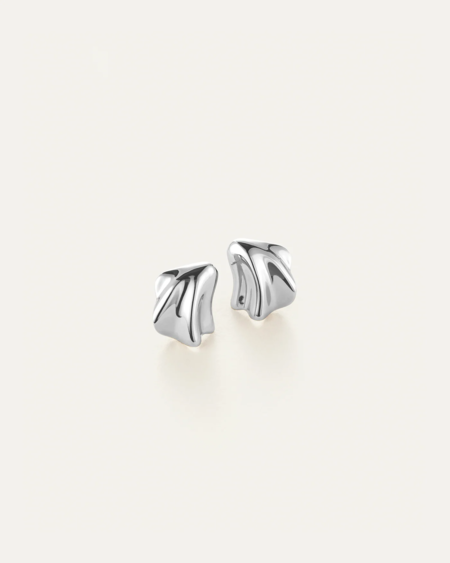 Lizzie Mandler Xs Link Baguette Emerald Studs ピアス Emerald Baguette and XS Link Stud - Lizzie Mandler