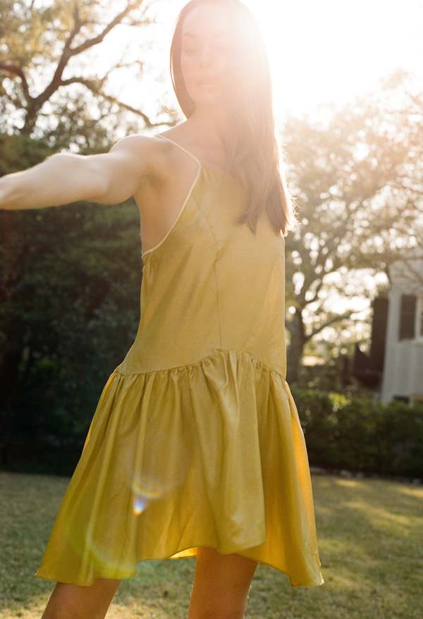Lorette Lingerie Folie Slip Dress - Mimosa