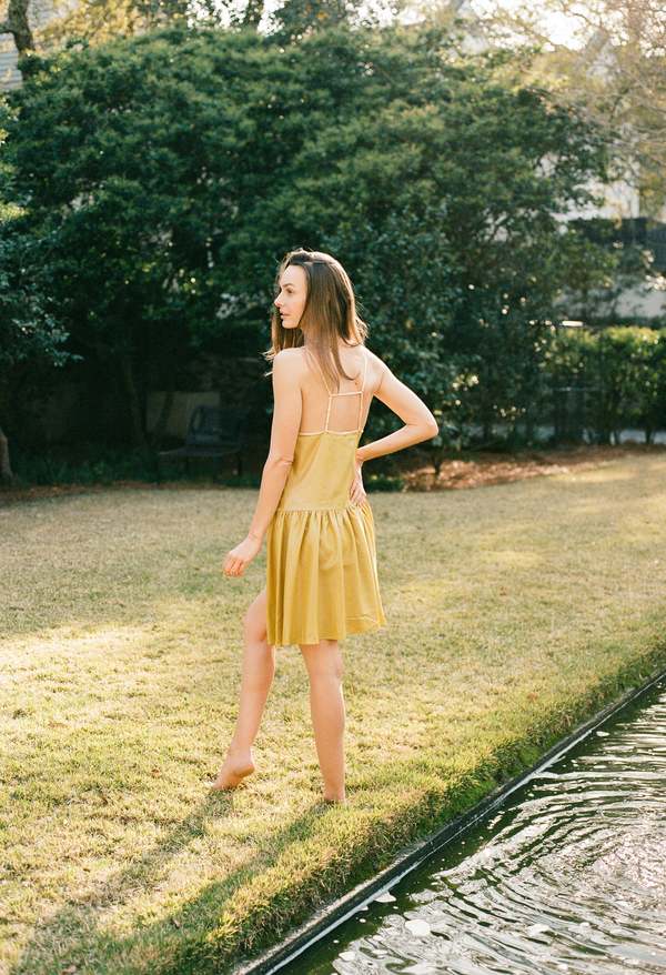 Lorette Lingerie Folie Slip Dress - Mimosa