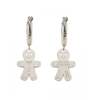 MATTER MATTERS Not Anyone's Gingerbread Man Hoops Earrings - Thumbnail 1