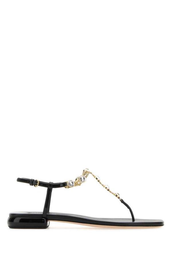 MIU MIU Thong Sandals - Nero