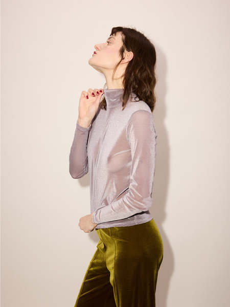 Simone Wild Velvet Hoody - Taupe | Garmentory