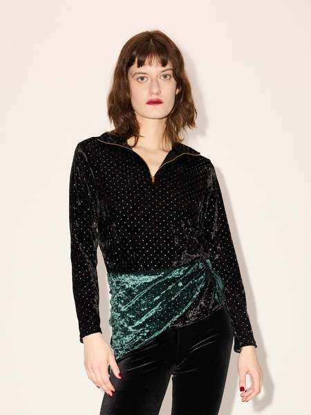 Simone Wild Velvet Raglan Sweater | Garmentory