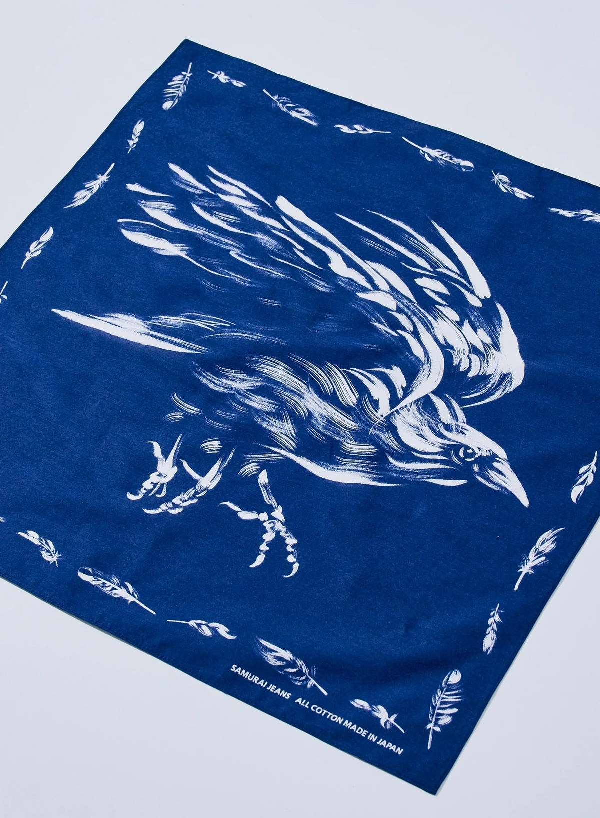 SAMURAI JEANS Yatagarasu Crow Pattern Bandana - Image 1 of 2