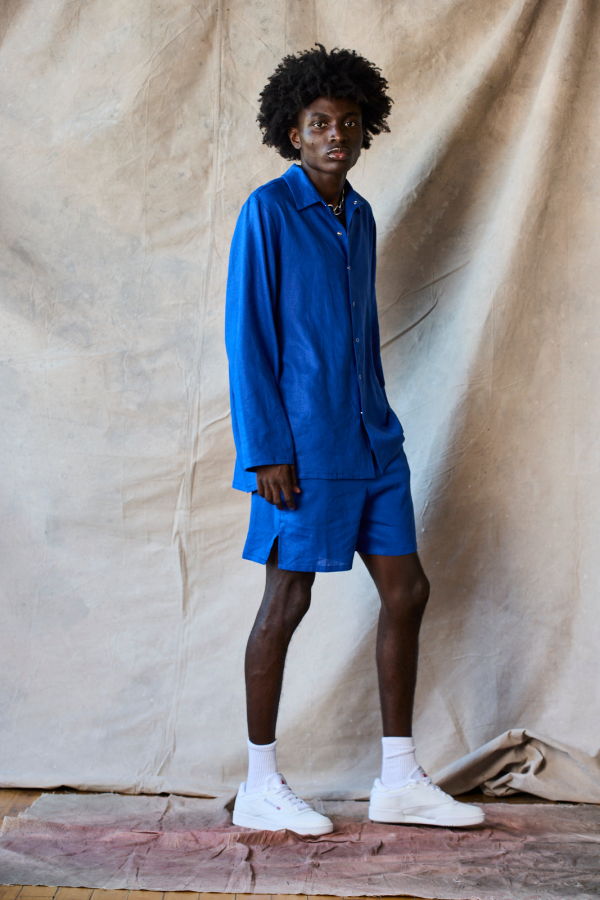 Devlyn Van Loon Straight Short - Lapis