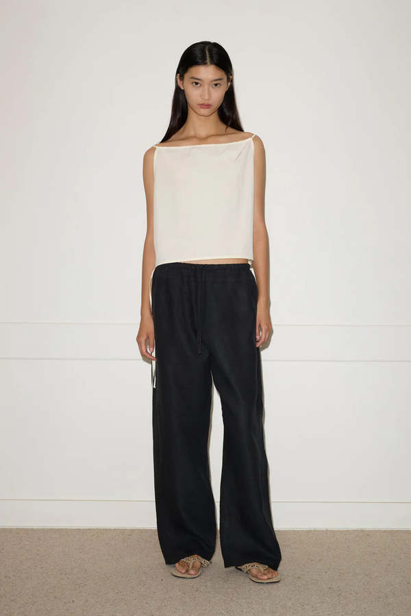 Deiji Studios Simple Top - Butter White