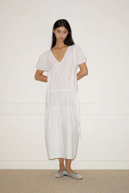 ANDERSSON BELL Lettuce Printed Jersey Dress - Lemon | Garmentory