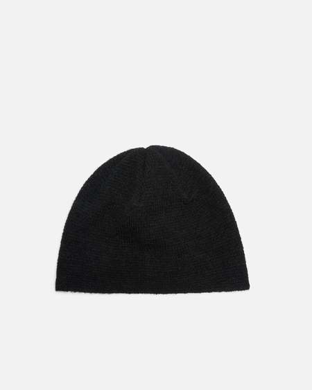 Our Legacy Merino Knit Hat - Black Rustic | Garmentory