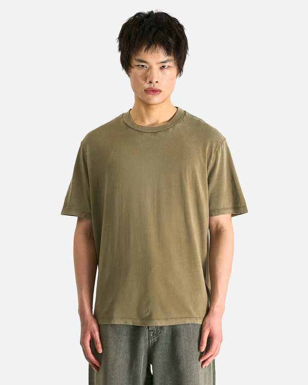 Our Legacy Box T-Shirt Cavalry Olive Legacy Jersey T-Shirt