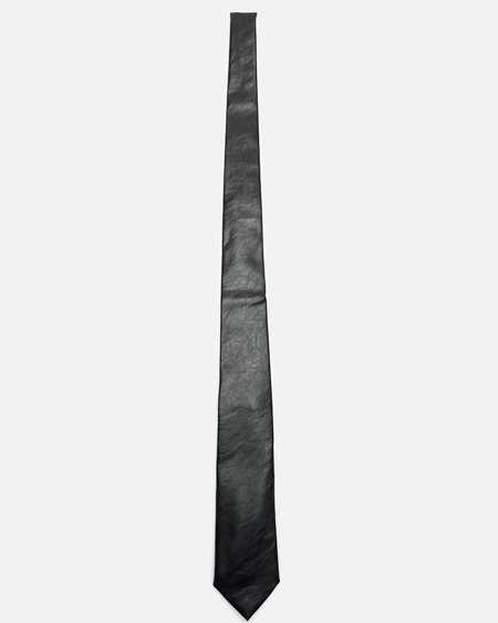 OUR LEGACY ネクタイ　Black Real Fake Leather Our Legacy Real Fake Leather Tie - Black | Garmentory