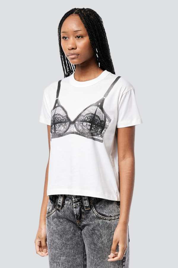Vaquera ブラジャーTシャツ Vaquera Off White Bra T-Shirt | Garmentory