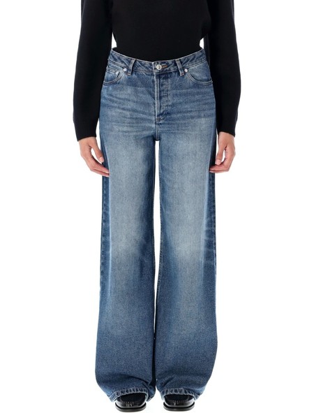 パンツ A.P.C. Bleached-Out Japanese Denim Loose-Fit Trousers A.P.C. Bleached-Out Japanese Denim Loose-Fit Trousers