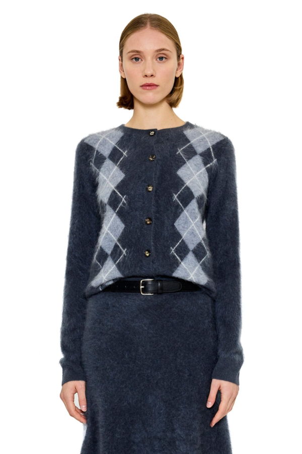 Arch4 Arlo Argyle Cardigan - Universe