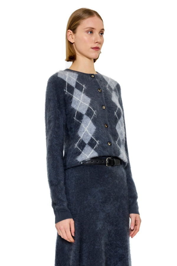 Arch4 Arlo Argyle Cardigan - Universe