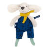 Moulin Roty Puce & Pilou Mini Soft Toy Pilou The Dog - White - Thumbnail 1