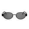 Celine Cl40235u Metal Triomphe 01a Sunglasses - Nero - Thumbnail 1