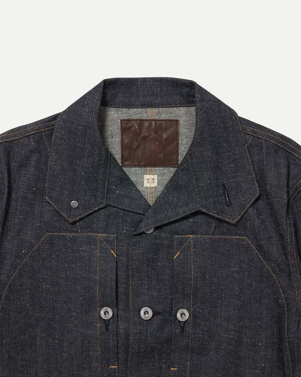 Taiga Takahashi Lot.715 French Navy Mechanic Jacket - Raw Indigo