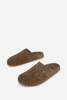 INTENTIONALLY __________. Agatha Brushed Suede Slip On Mule - Thumbnail 1