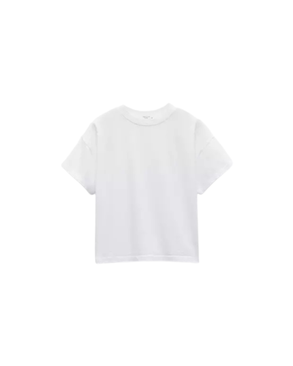 Rag & Bone Kelly Boxy Jersey Tee - White