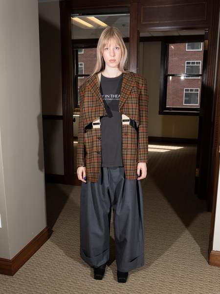 BLESS n°69 SS2021 Liningvest Bless Liningvest - Laundry/Blue Check | Garmentory