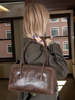 Marge Sherwood Soft Boston Bag - Veg Tan Leather - Thumbnail 1