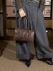 Marge Sherwood Soft Boston Bag - Veg Tan Leather - Thumbnail 2