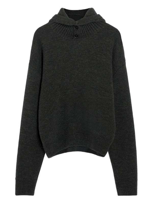 Lemaire Hooded Sweater - Dark Espresso | Garmentory