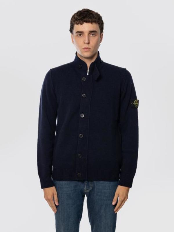 Stone Island Cardigan - Navy