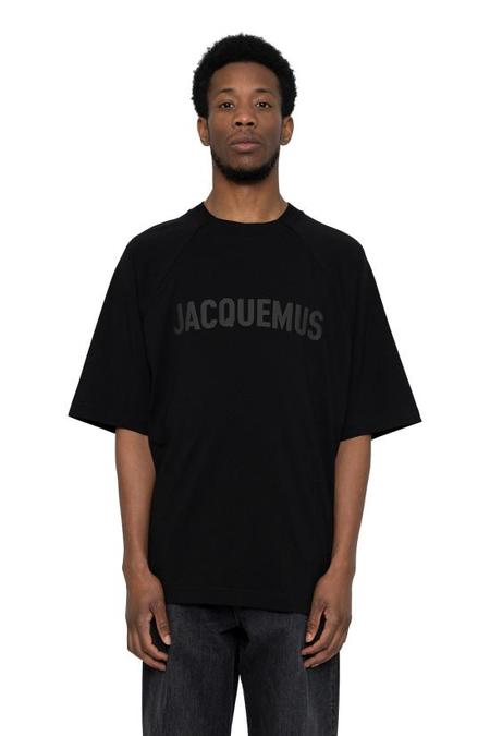 Jacquemus Le T-Shirt Gros Grain - Black | Garmentory