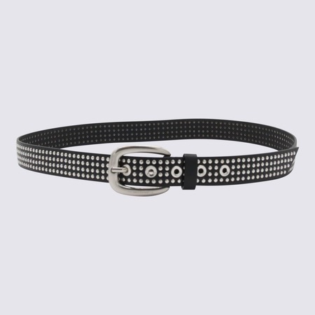 Namacheko Black Leather Brogue Belt | Garmentory