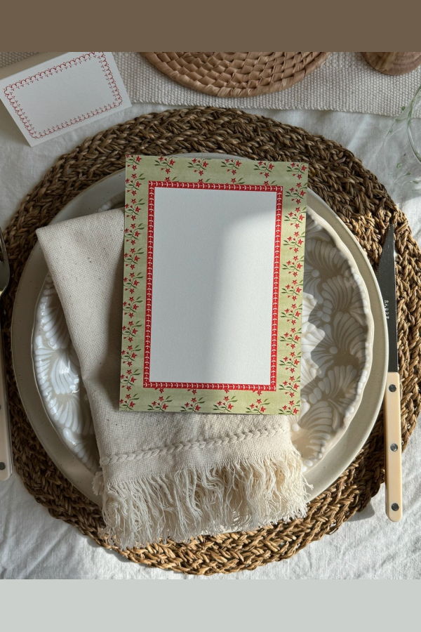 KD weave Natural Braid Detail Set of 2 Napkins
