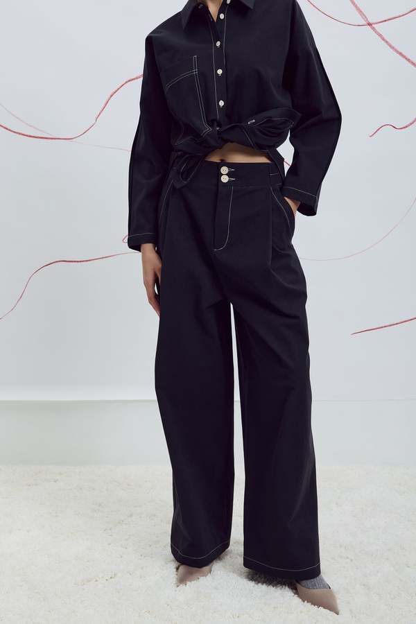 Eve Gravel Thano Pants