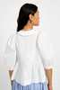 Eliza Faulkner Georgie Blouse - White - Thumbnail 3