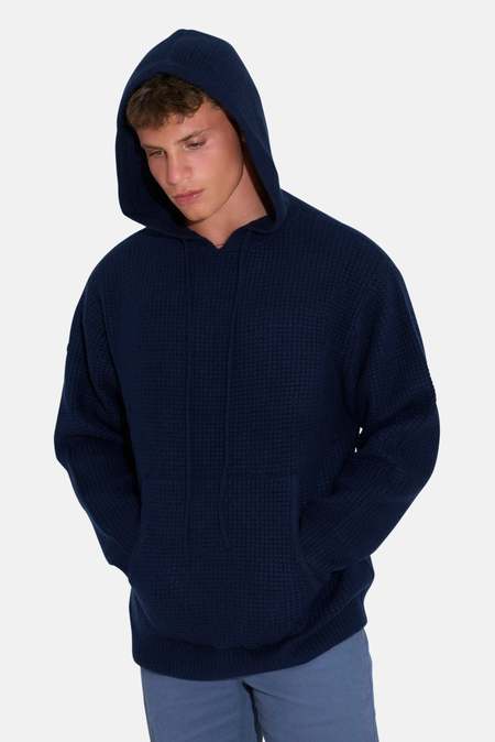 sacai Gonz Multi Patch Nylon Twill X Knit Sweater - Black