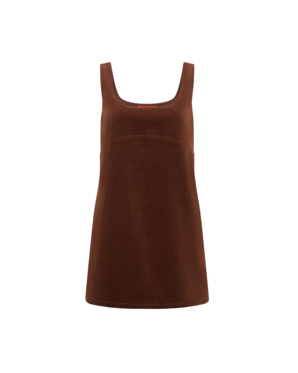 mini dress chocolate brown Enchantment Sateen Mini Dress Chocolate Dot – BlackBook Bikini