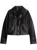 AMI Leather Jacket - Black - Thumbnail 1