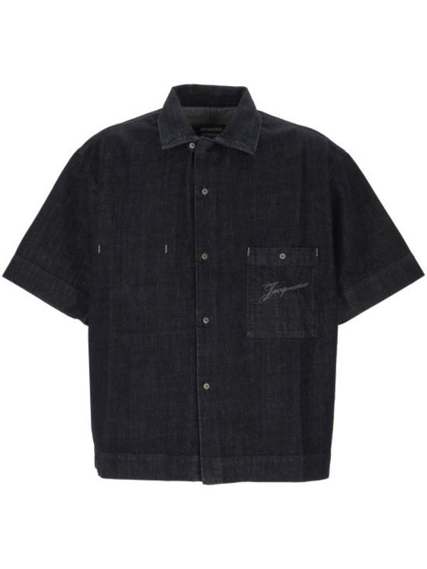 Jacquemus Short Sleeve Shirt - Dark Navy