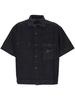 Jacquemus Short Sleeve Shirt - Dark Navy - Thumbnail 1
