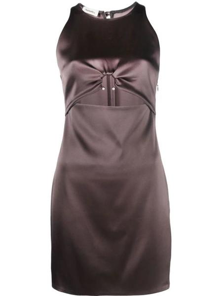 Nanushka Ceylin Logo-printed Drawstring Shorts - Beige