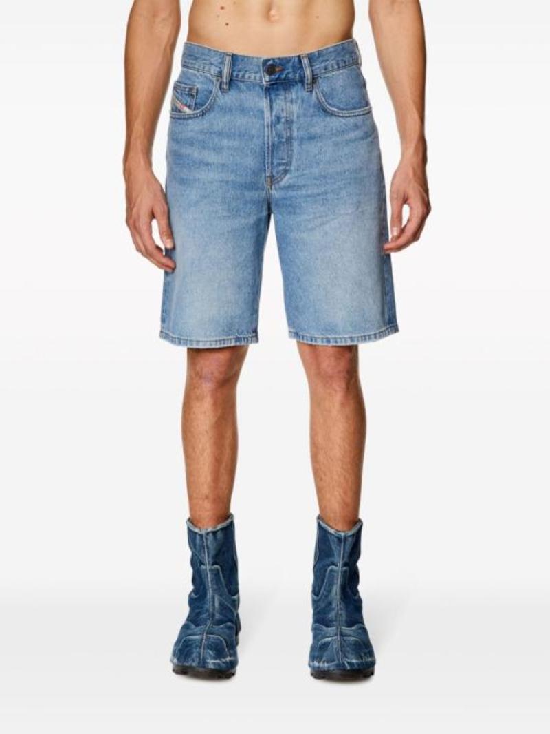 DIESEL Short Pants Shorts - Light Blue