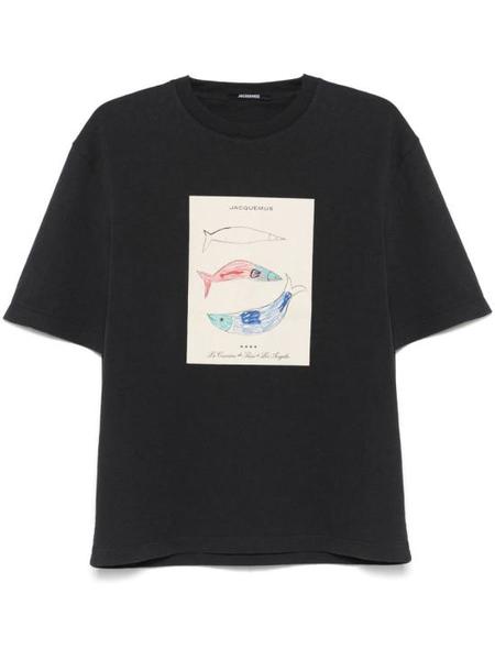 Tシャツ・カットソー JACQUEMUS Men T-shirt White 255JS3212306 1IR JACQUEMUS Men T-shirt White 255JS3212306 1IR (JACQUEMUS/T