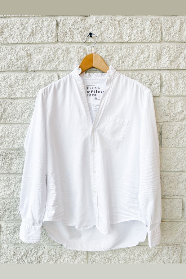 Frank & Eileen Relaxed Button-up Shirt - White